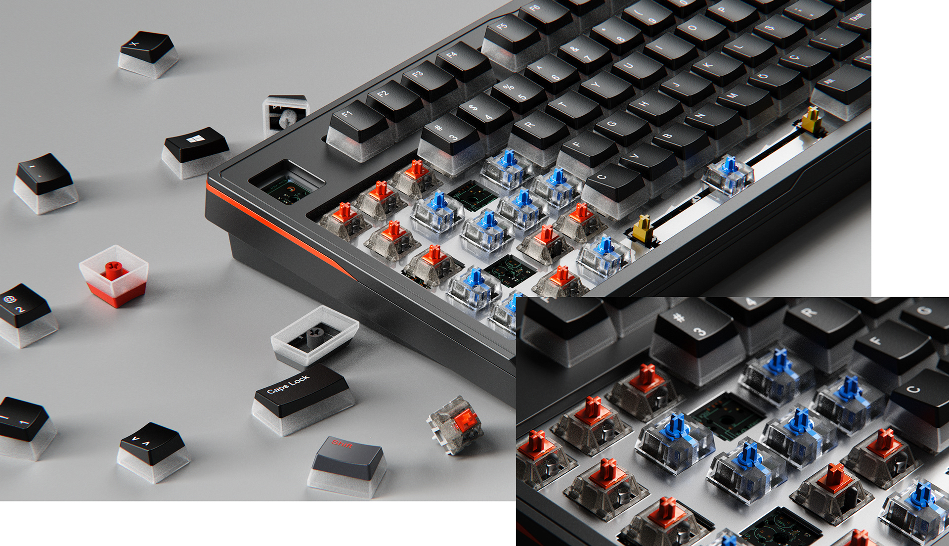 Inferno K104 Mechanical Gaming KeyboardBold Looks. Brutal Precision. Designed to Strike.