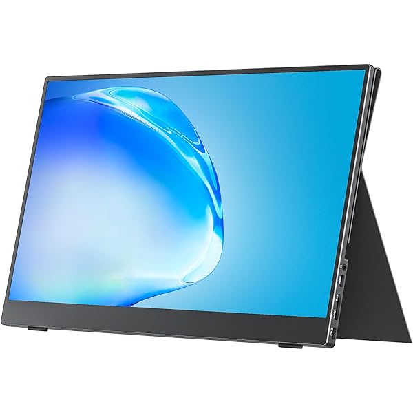 Portable Monitor 15.6 Inch 1080P Travel Monitor with Speaker HDMI USB-C External Display for Laptop MacBook Surface PC Xbox PS4/5, with Cover Stand VESA